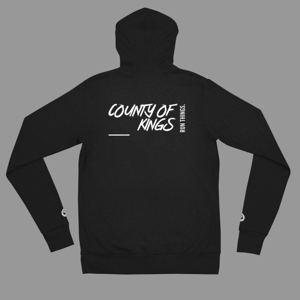 County of Kings Brooklyn Zip - up Hoodie - SWAGMATE