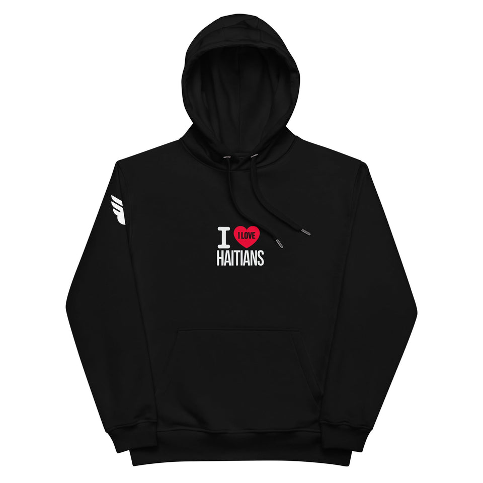 I Love Haitians Hoodie - SWAGMATE